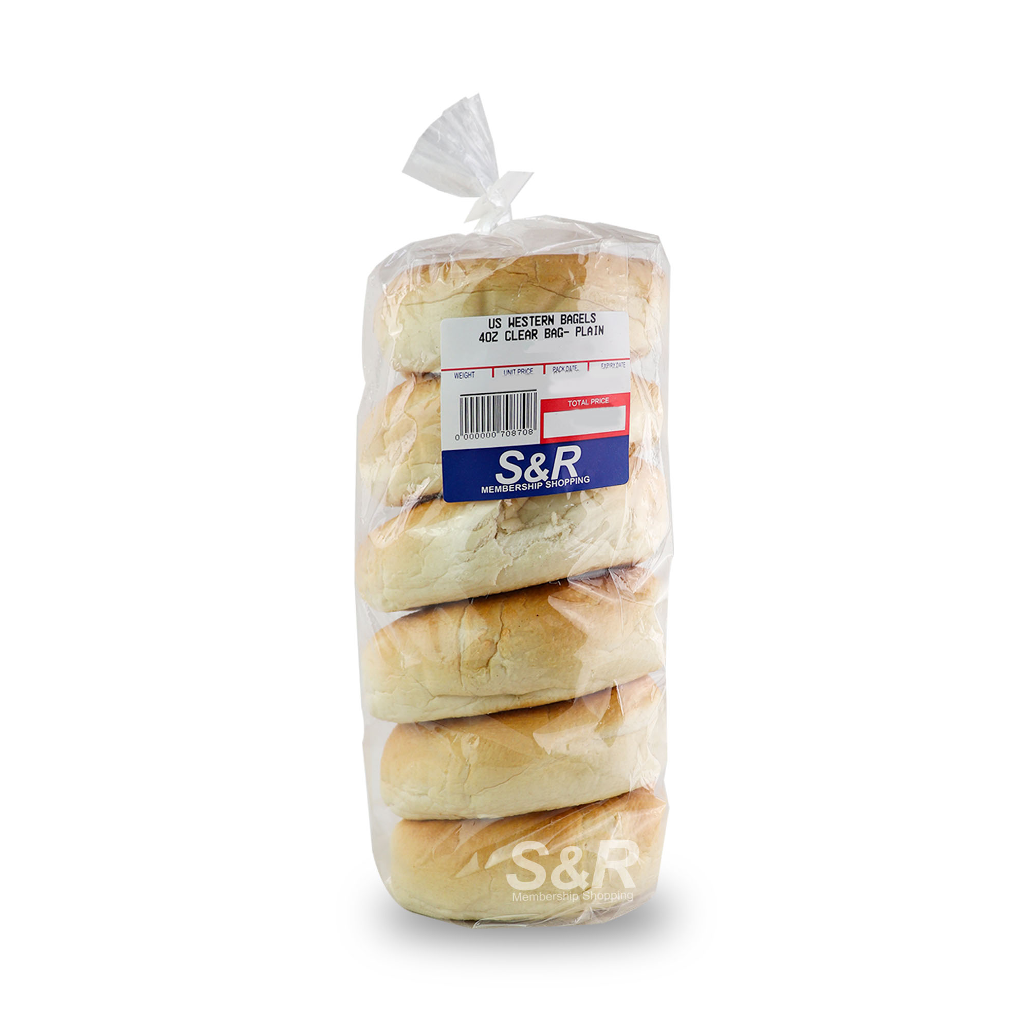 US Bagels Plain 6pcs US Bagels Plain 6pcs